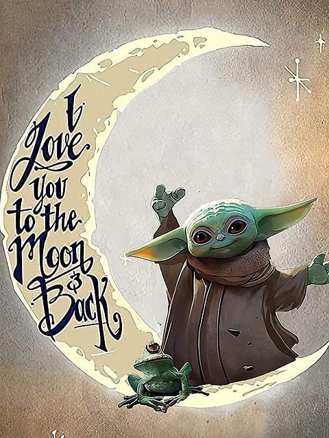 Yoda Loves You - Paint by numbers