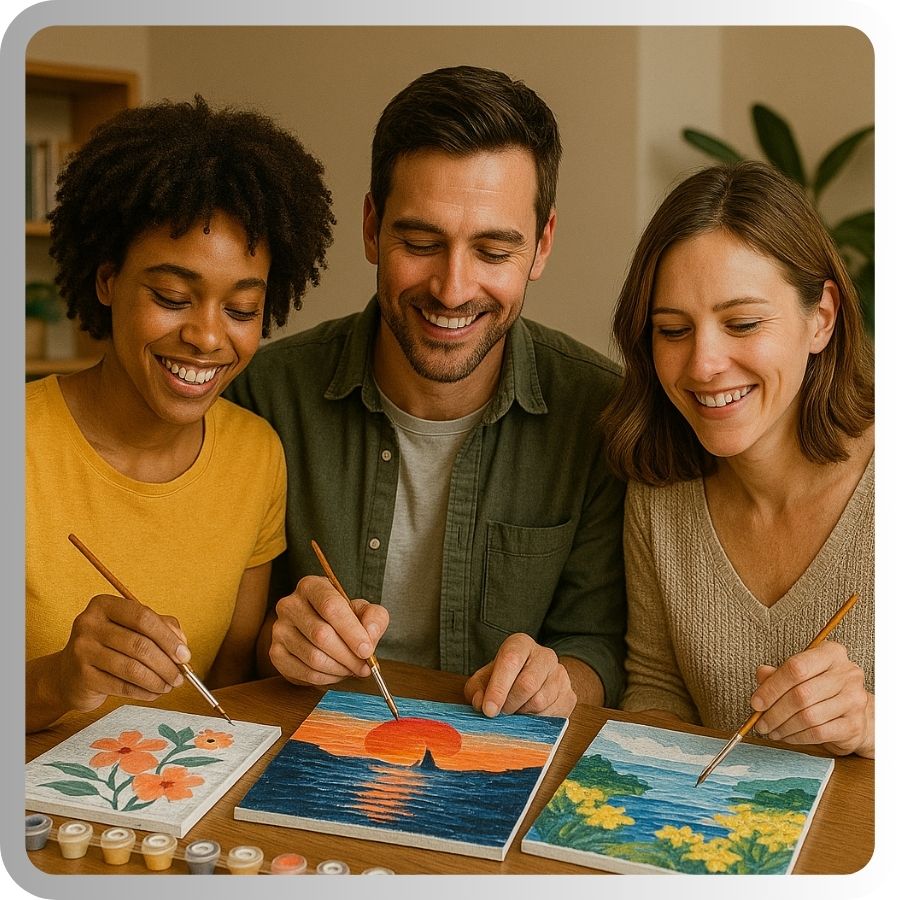 Best Paint by Number Party Kits - Painting by numbers shop