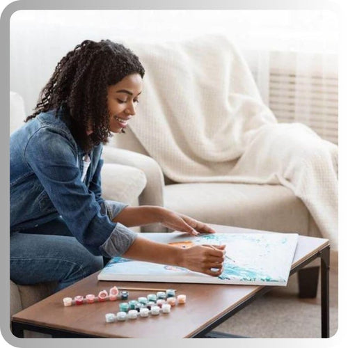 Malen nach Zahlen als Kunsttherapie