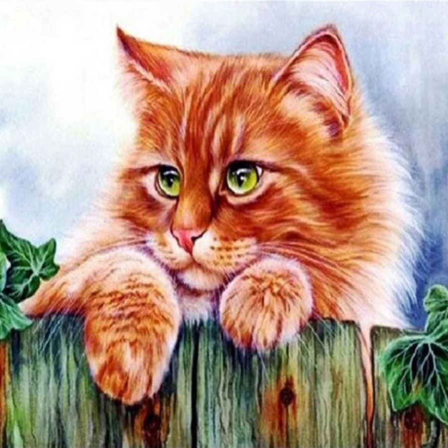 Cat Paint by Numbers Kits for Adults – Painting By Numbers Shop