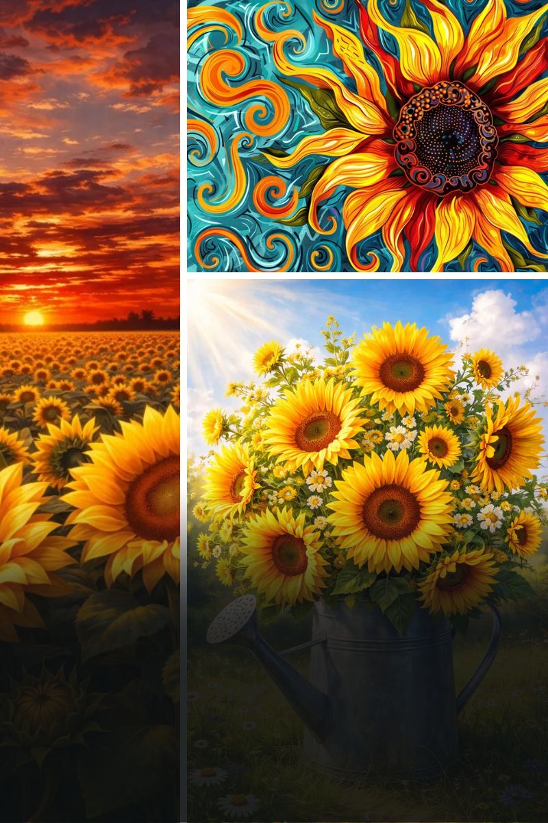 Schilderen op Nummer Bloemen PBN297 – De Hobby Planeet Schilderen op Nummer Bloemen PBN297 – De Hobby Planeet