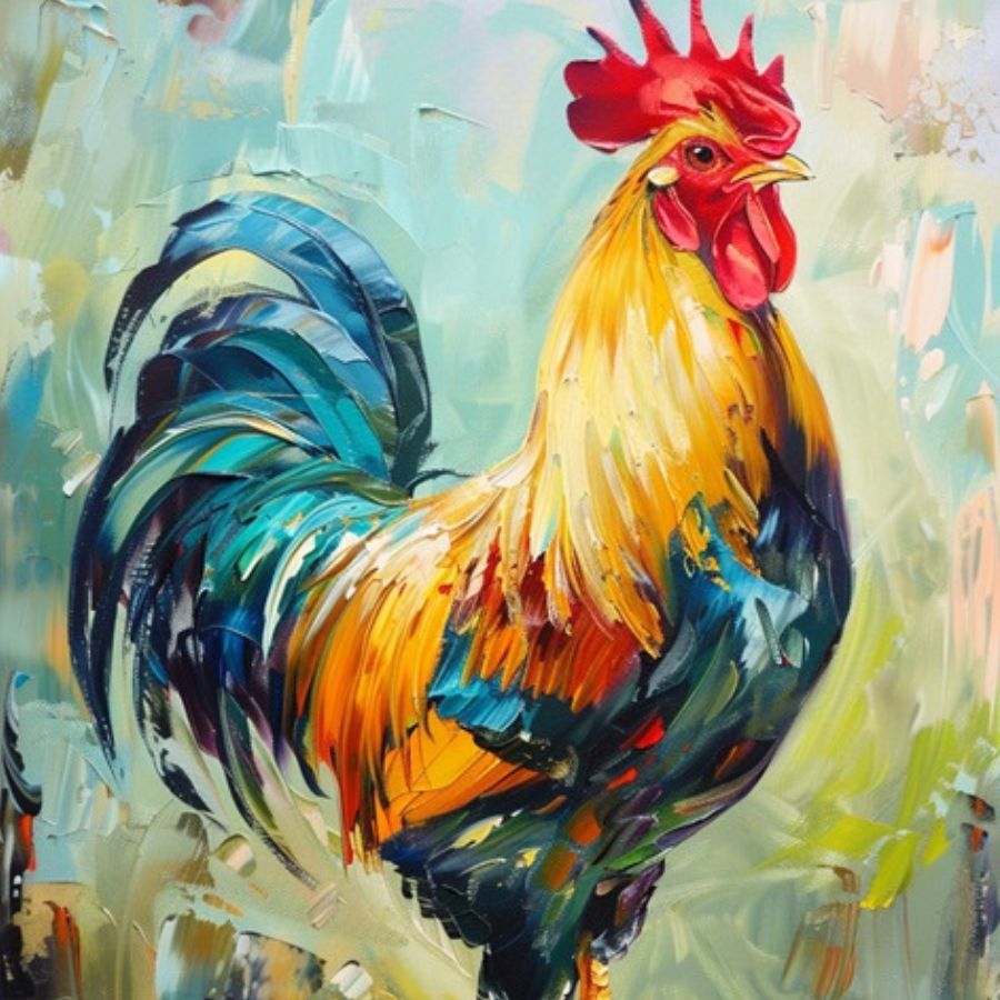 Rooster Collection - Paint by Numbers