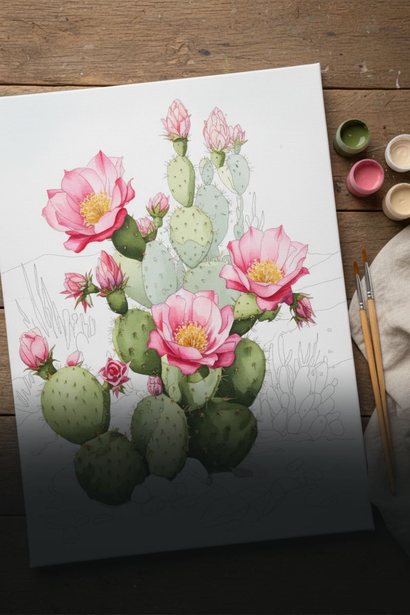 Succulent Collection - Paint by Numbers
