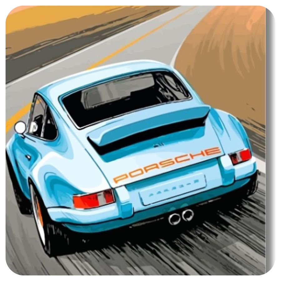 Cars Paint by Numbers - Painting by numbers shop