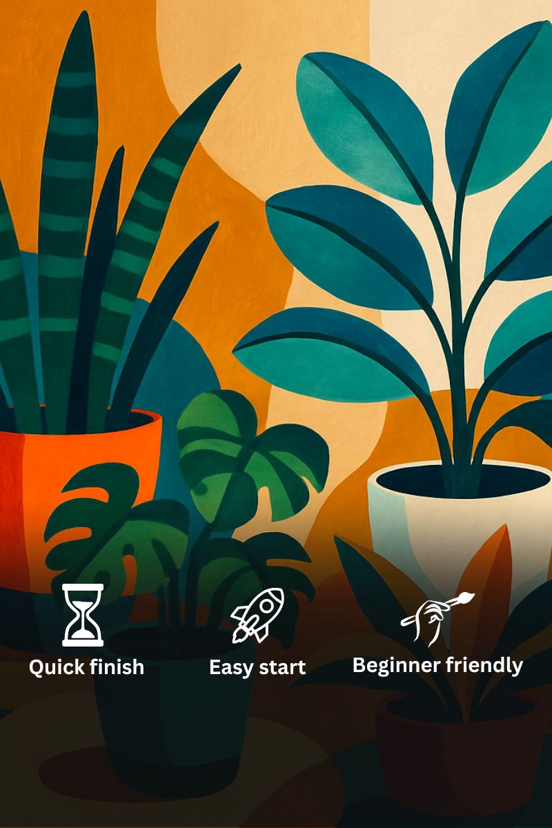 Easy Paint by Numbers Kits Collection