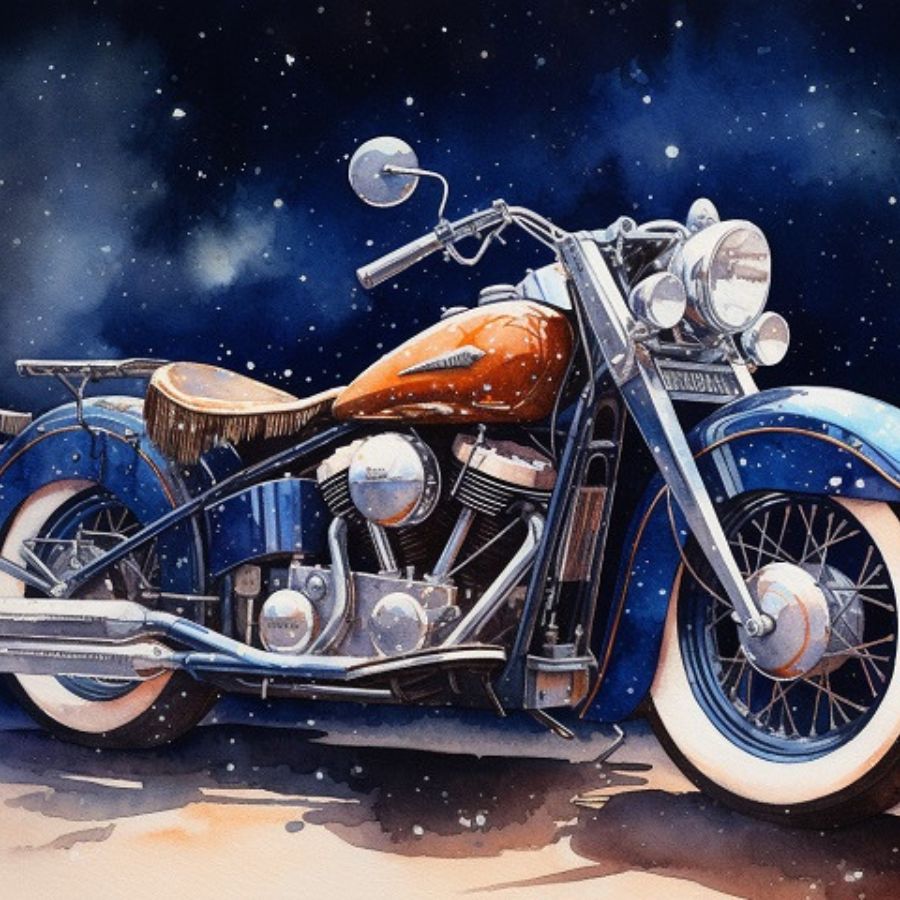 Motorbike Collection - Paint by Numbers