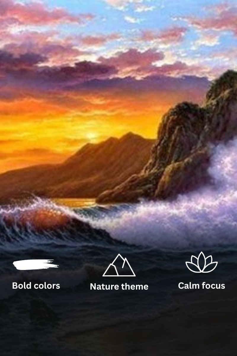 Ocean Paint by Numbers - Painting by numbers shop