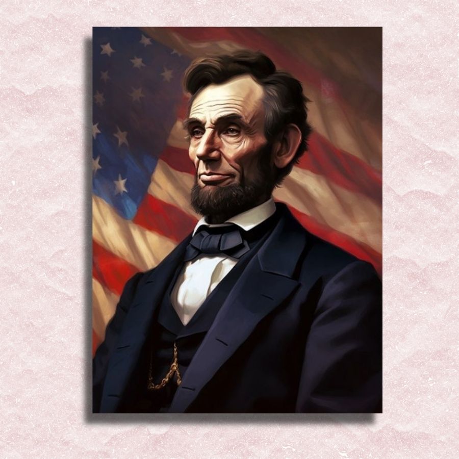Abraham Lincoln Canvas - Schilderen op nummerwinkel
