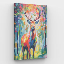 Laad de afbeelding in de Gallery-viewer, Abstract Deer Canvas - Schilderen op nummer winkel