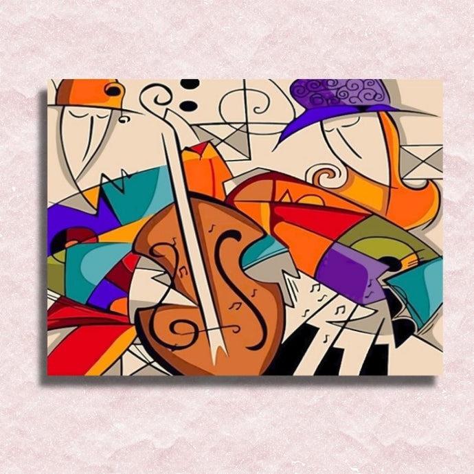 Abstract Music Canvas - Painting by numbers shop