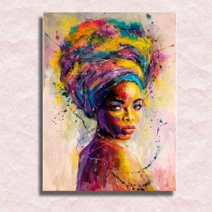 African Color Play Canvas - Paint by numbers