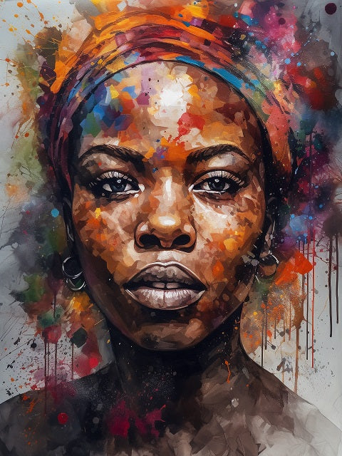 African Color Play Paint by Numbers