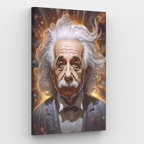 Albert Einstein Paint by Numbers Canvas