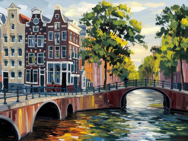 Amsterdam - Paint by numbers