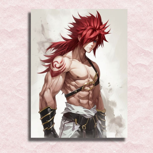 Anime Warrior Hero Canvas - Painting by numbers shop