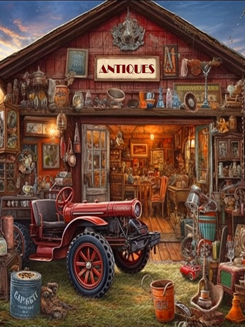 Antiques Boutique - Painting by numbers shop