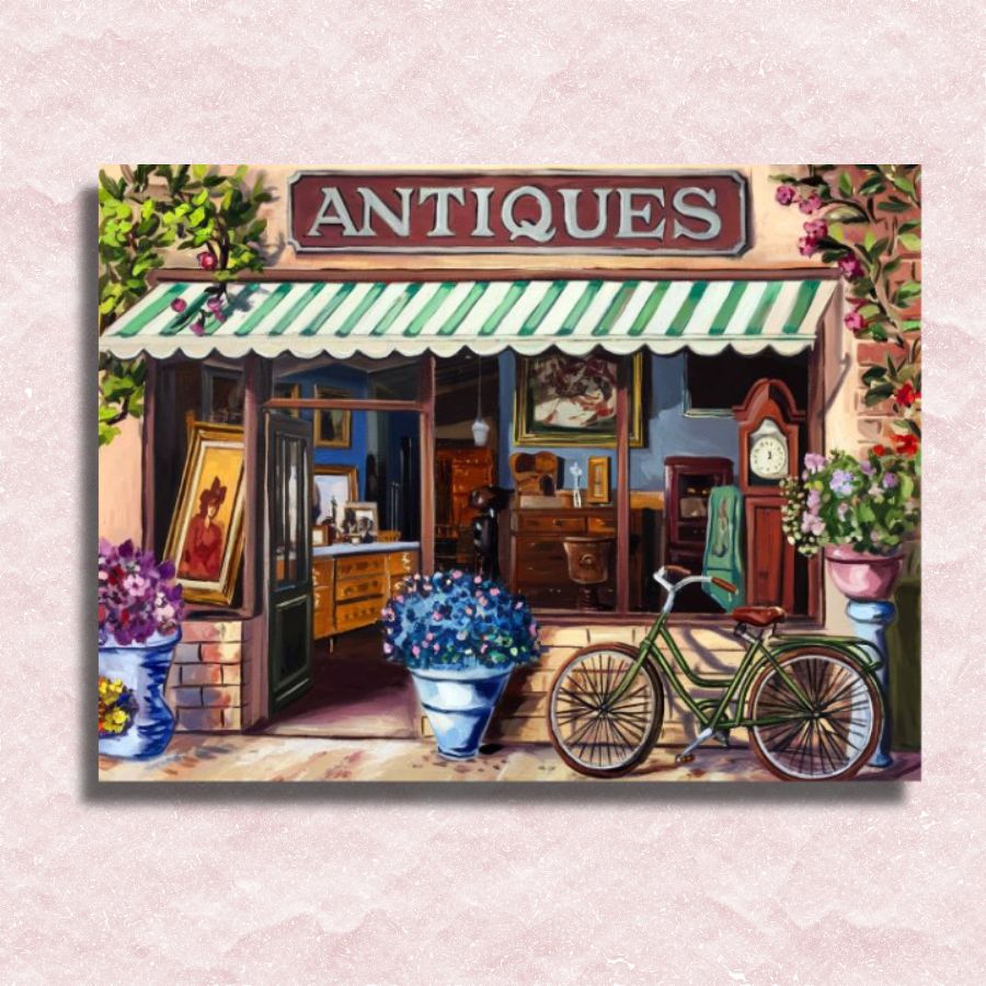 Antiques Store Canvas - Paint by numbers