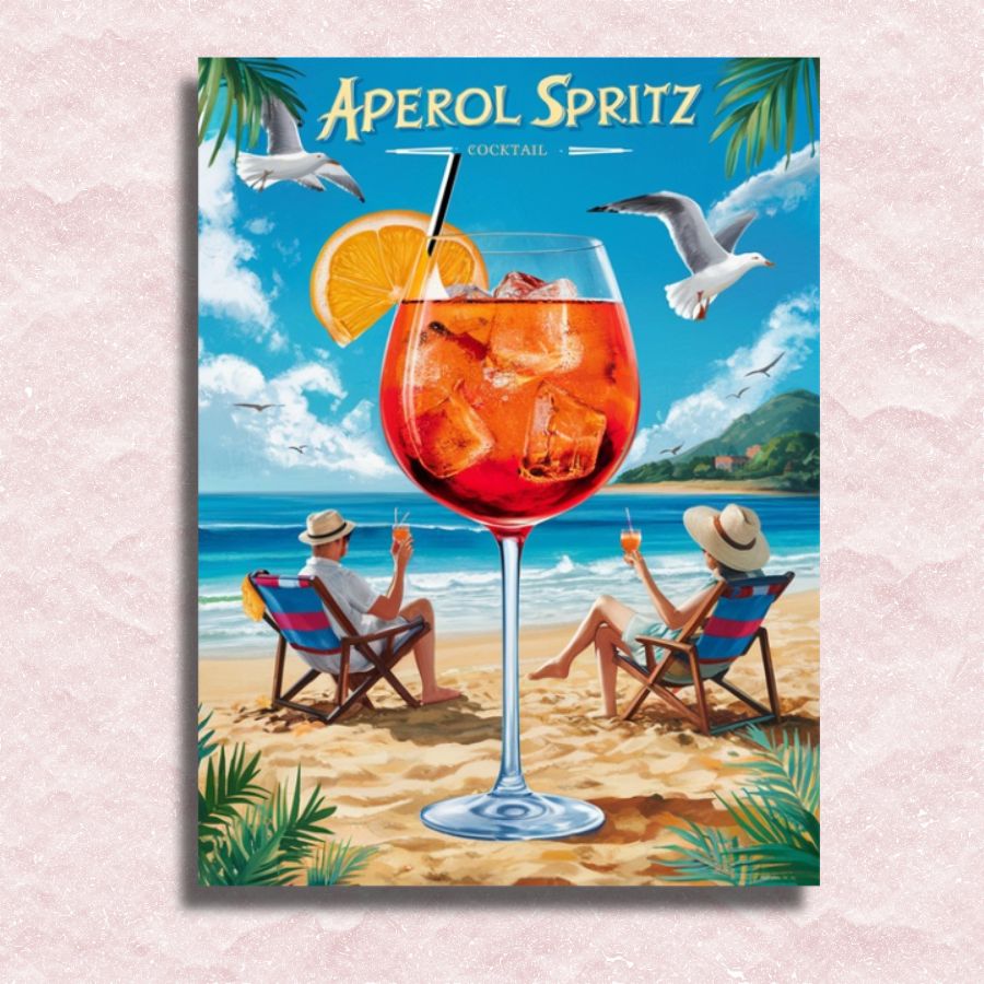 Aperol Spritz Canvas - Paint by numbers