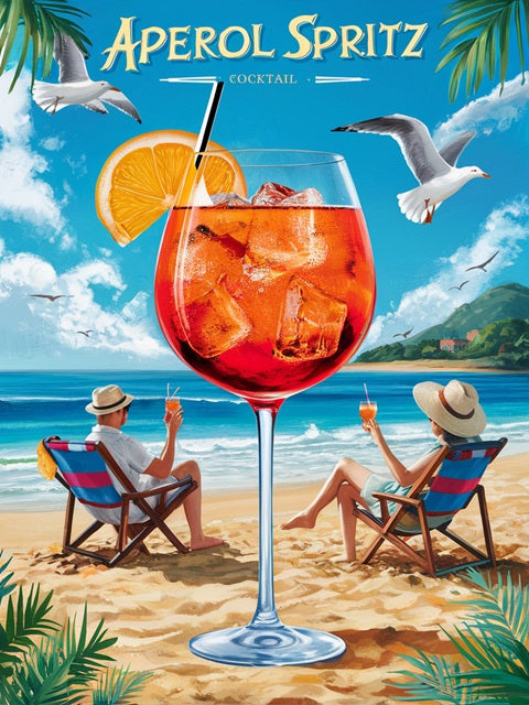 Aperol Spritz - Paint by numbers