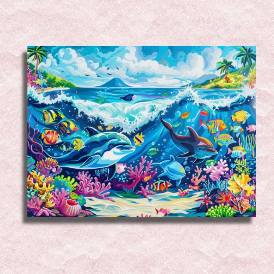 Aquarium Canvas - Painting by numbers shop