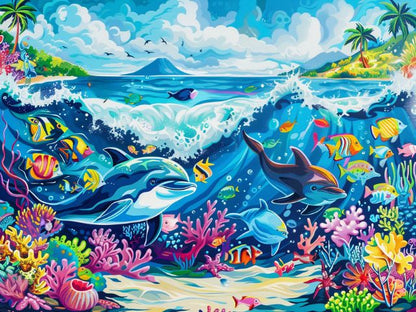 Aquarium - Painting by numbers shop