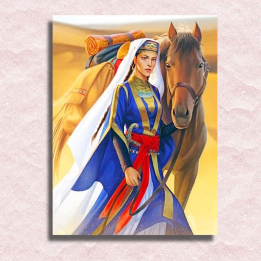 Arabian Woman Canvas - Painting by numbers shop