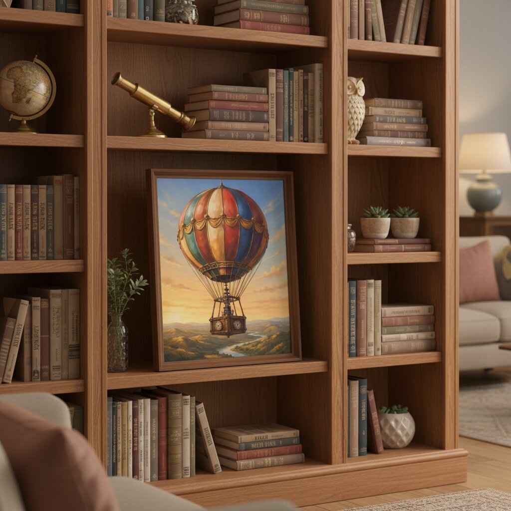 Balloon Fantasy of Jules Verne - Paint by numbers lifestyle