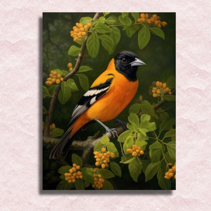 Baltimore Oriole Canvas - Painting by numbers shop