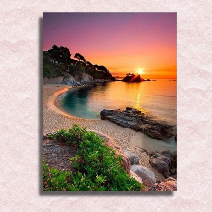 Bay Sunset Canvas - Painting by numbers shop