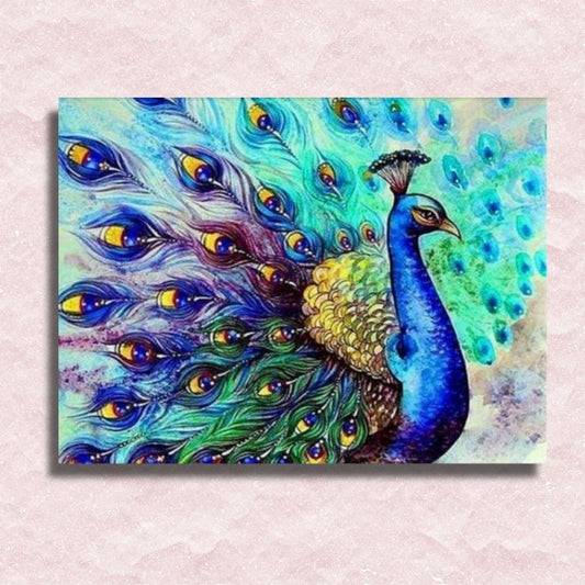 Beautiful Peacock Canvas - Paint by numbers
