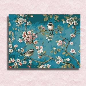 Birds in the Tree Canvas - Painting by numbers shop