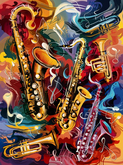 Birth of Jazz - Paint by numbers