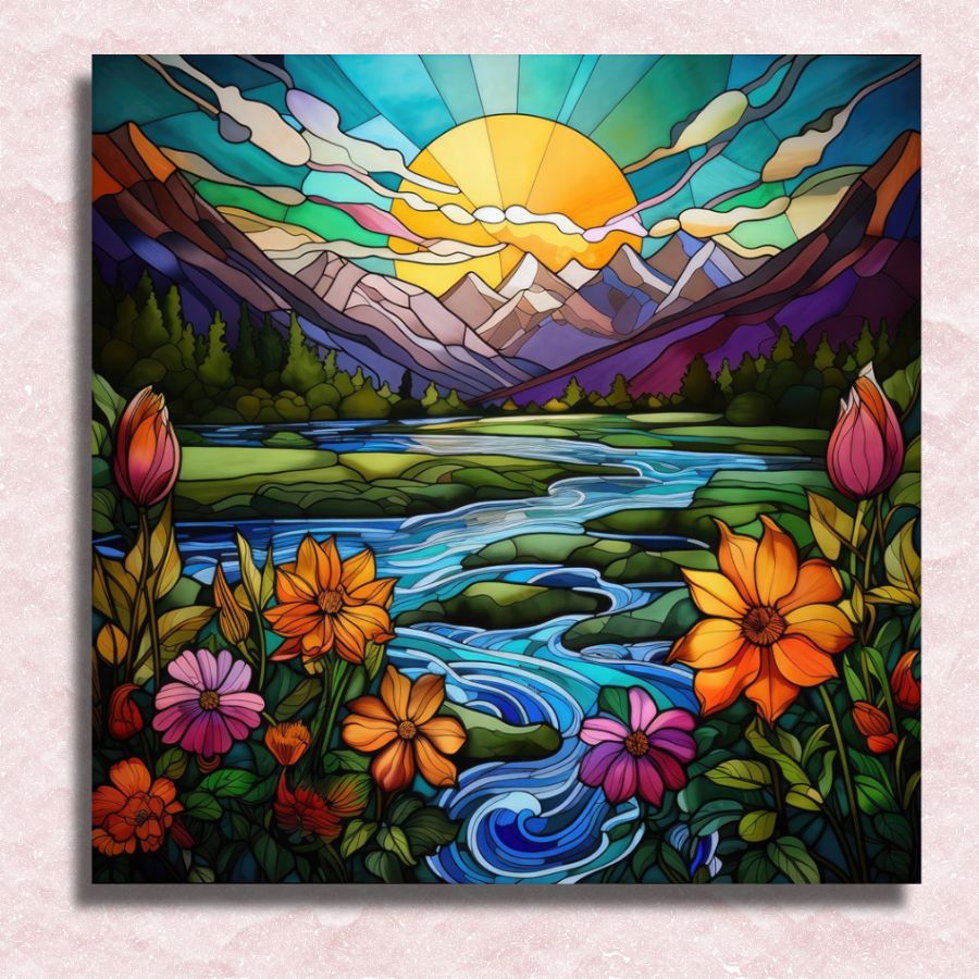 Blossom Dayrise Canvas - Paint by Numbers