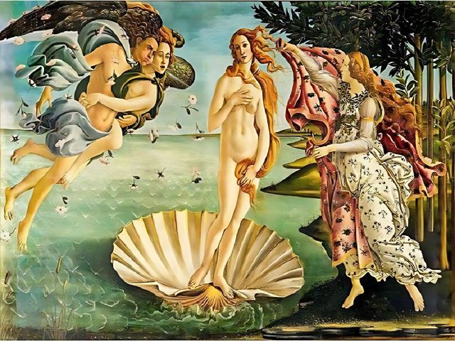 Botticelli - De geboorte van Venus - Schilderen op nummer winkel
