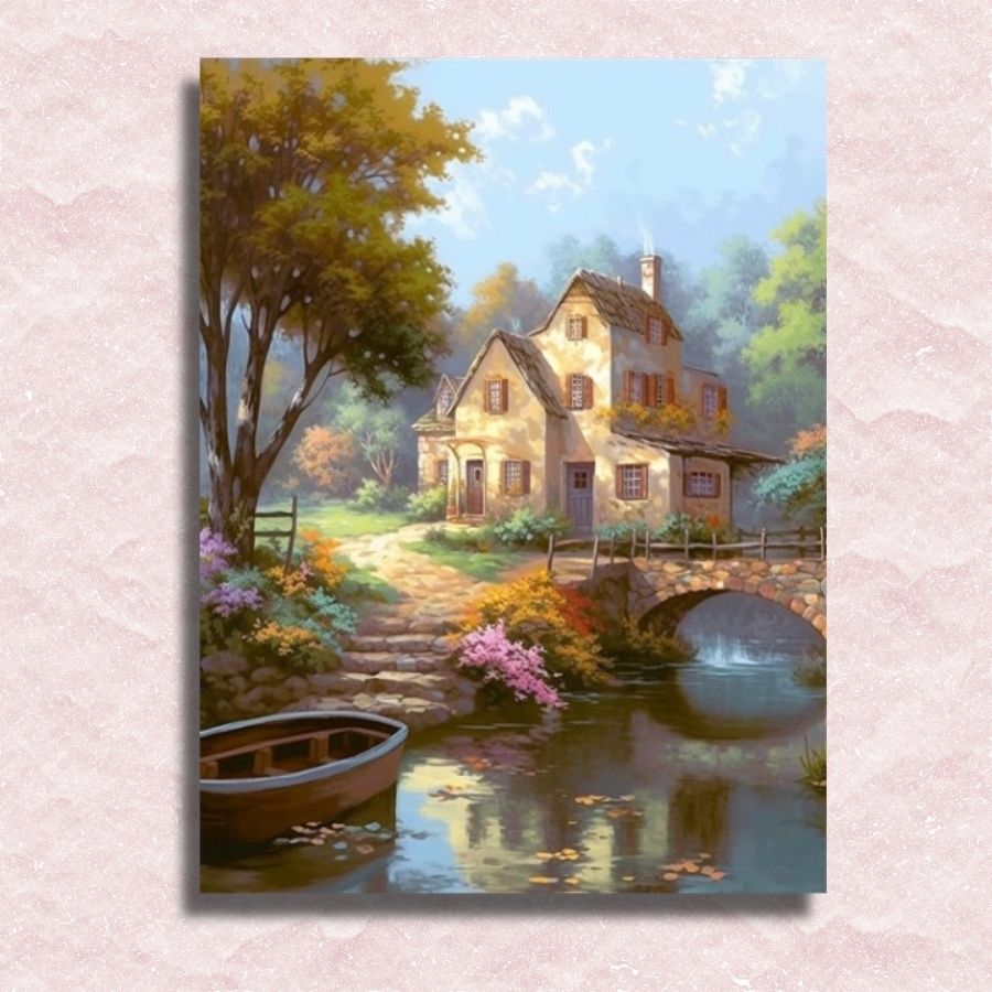 Bridge over River Canvas - Painting by numbers shop