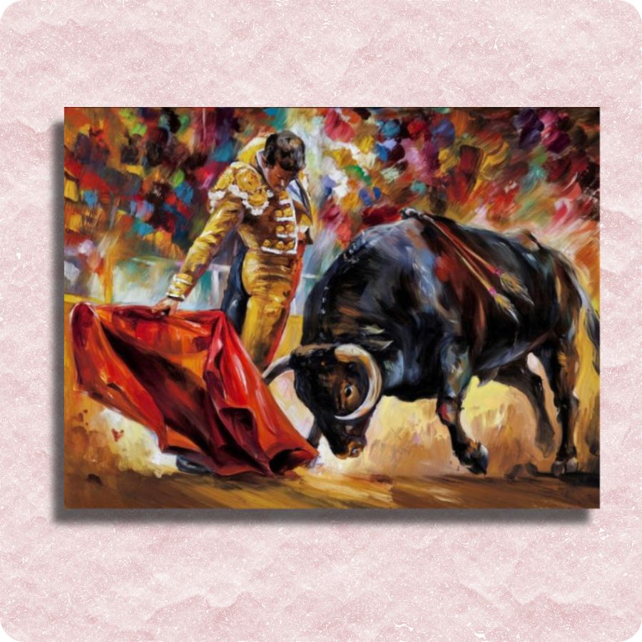 Bullfighter Courage Canvas -Paint by Numbers