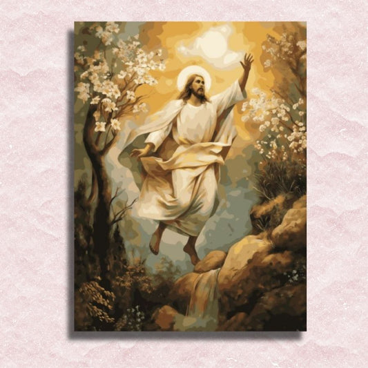 Celestial Ascend of Jesus Canvas - Painting by numbers shop