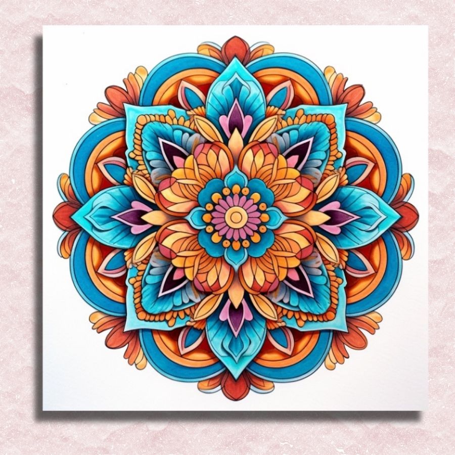 Celestial Mandala Canvas - Paint by numbers