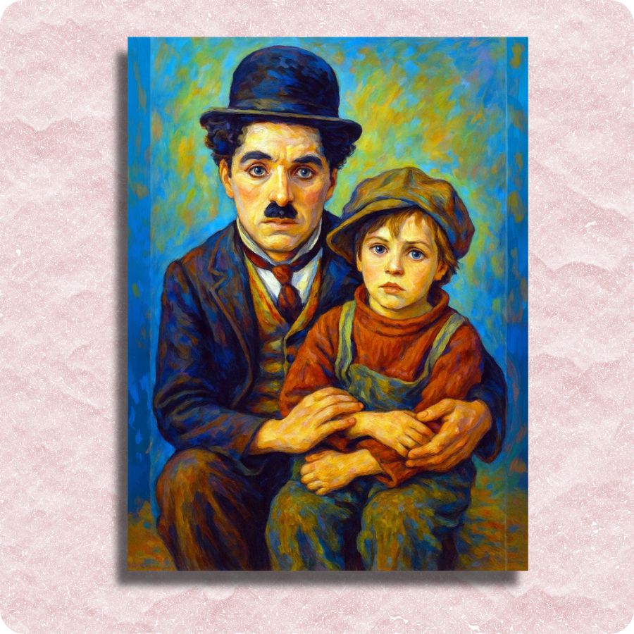 Charlie Chaplin Canvas - Paint by numbers