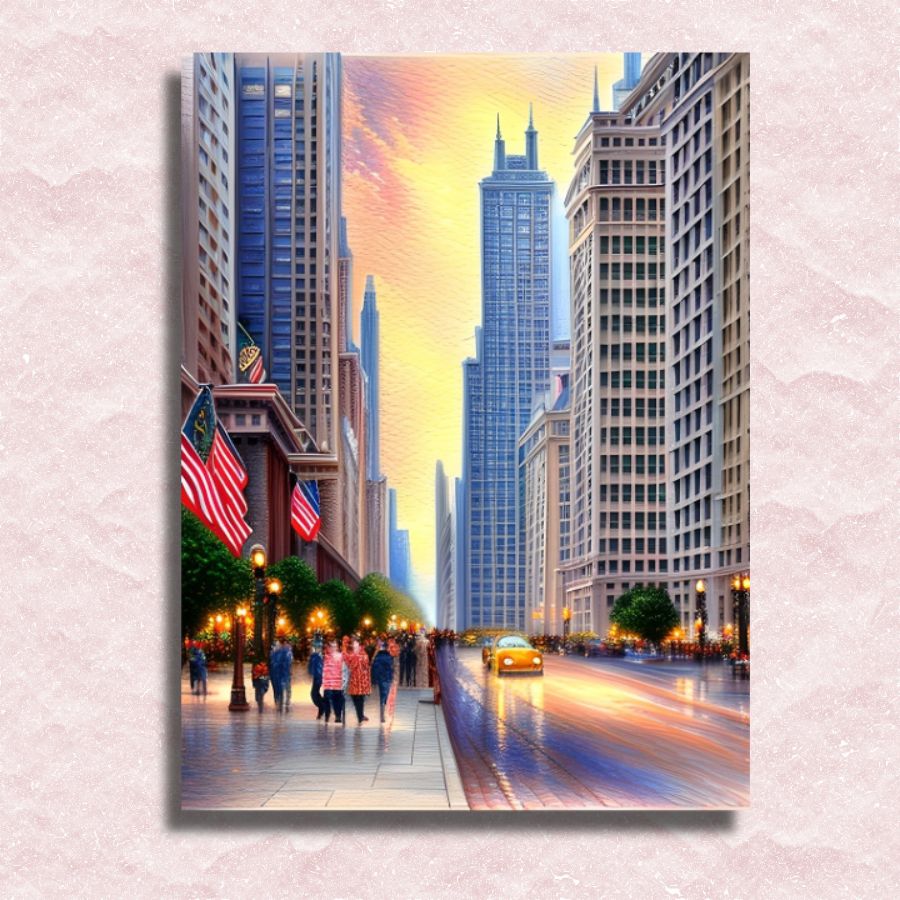 Chicago Canvas - Painting by numbers shop
