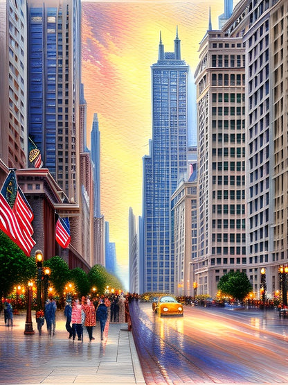 Chicago - Painting by numbers shop