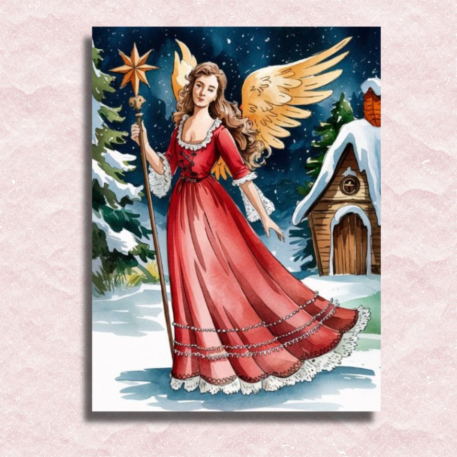 Christmas Angel Canvas - Paint by numbers