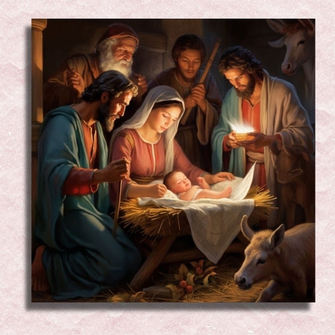 Christmas Bethlehem Canvas - Painting by numbers shop
