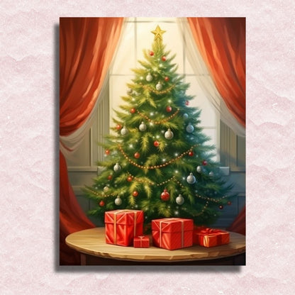 Christmas Morning Surprise Canvas - Painting by numbers shop