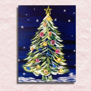 Christmas Tree Canvas - Painting by numbers shop