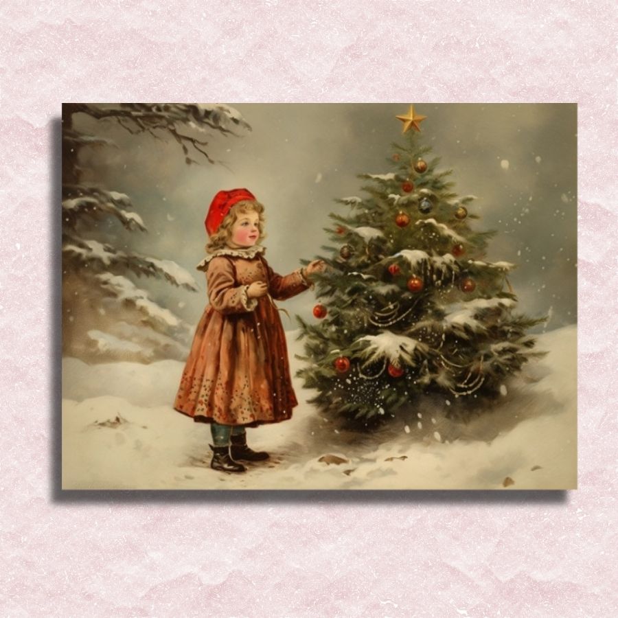 Weihnachtsbaum-Wunder-Leinwand – Malen-nach-Zahlen-Shop