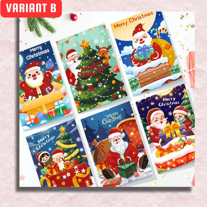 Christmas Cards B - Paint by Numbers