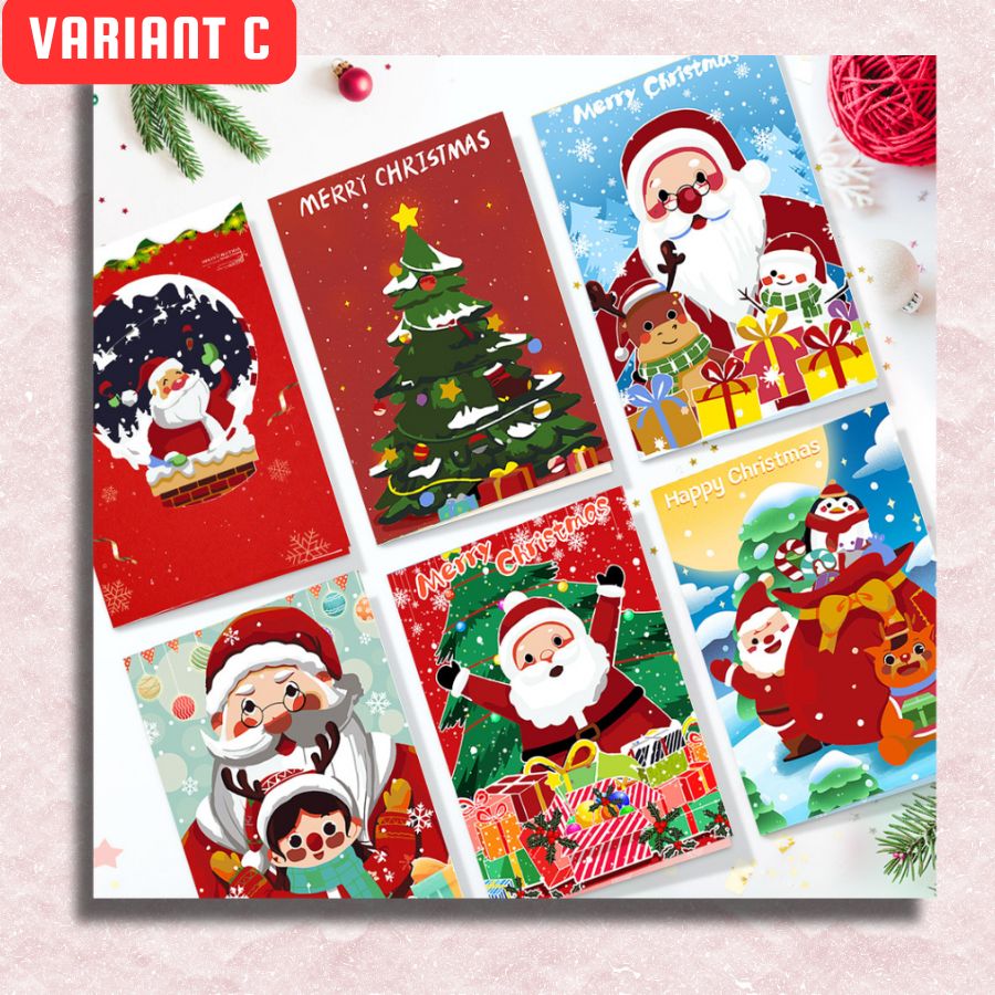 Christmas Cards C - Paint by Numbers