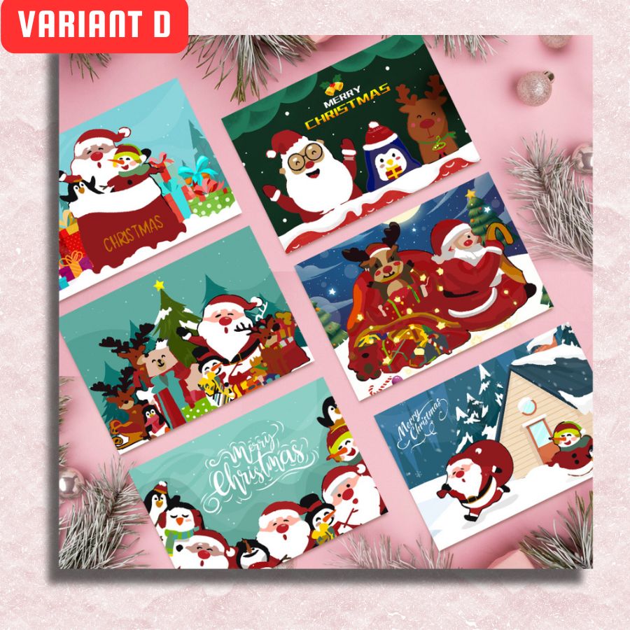 Christmas Cards D - Paint by Numbers