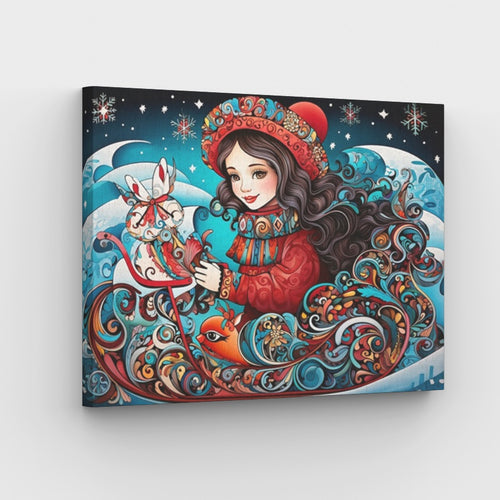 Christmas Dream - Painting by numbers shop canvas
